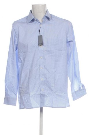 Ανδρικό πουκάμισο Olymp, Μέγεθος M, Χρώμα Μπλέ, Τιμή 30,68 €