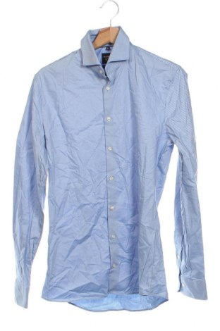Ανδρικό πουκάμισο Olymp, Μέγεθος S, Χρώμα Μπλέ, Τιμή 17,01 €