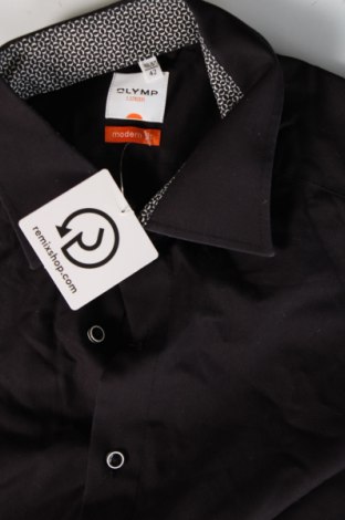 Мъжка риза Olymp, Размер L, Цвят Черен, Цена 41,25 лв.