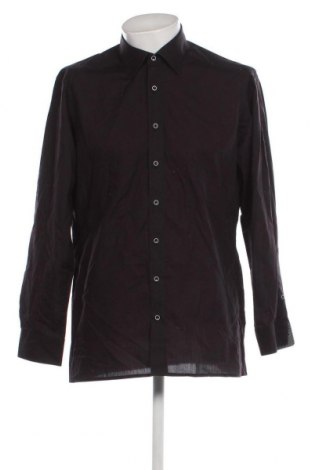 Ανδρικό πουκάμισο Olymp, Μέγεθος L, Χρώμα Μαύρο, Τιμή 34,02 €