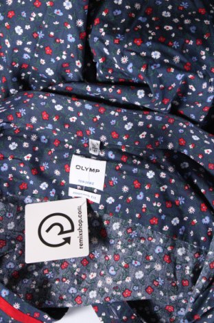 Ανδρικό πουκάμισο Olymp, Μέγεθος L, Χρώμα Μπλέ, Τιμή 14,00 €
