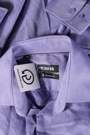 Herrenhemd PETRIFUN, Größe L, Farbe Lila, Preis € 11,12