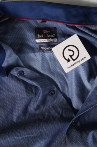 Ανδρικό πουκάμισο Paul R. Smith, Μέγεθος XXL, Χρώμα Μπλέ, Τιμή 17,94 €