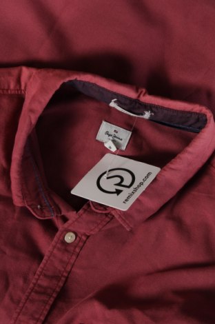 Мъжка риза Pepe Jeans, Размер M, Цвят Розов, Цена 43,40 лв.