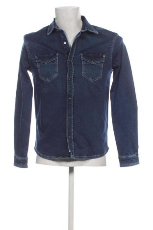 Ανδρικό πουκάμισο Pepe Jeans, Μέγεθος S, Χρώμα Μπλέ, Τιμή 25,57 €