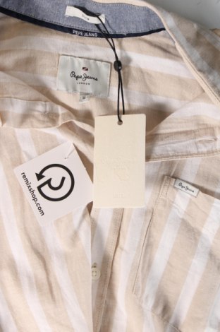 Ανδρικό πουκάμισο Pepe Jeans, Μέγεθος M, Χρώμα  Μπέζ, Τιμή 22,27 €