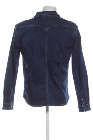 Ανδρικό πουκάμισο Pepe Jeans, Μέγεθος M, Χρώμα Μπλέ, Τιμή 25,57 €