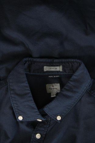 Мъжка риза Pepe Jeans, Размер M, Цвят Син, Цена 49,60 лв.