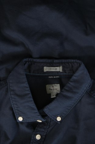 Cămașă de bărbați Pepe Jeans, Mărime M, Culoare Albastru, Preț 163,16 Lei