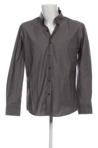 Ανδρικό πουκάμισο Peroni, Μέγεθος L, Χρώμα Γκρί, Τιμή 3,05 €