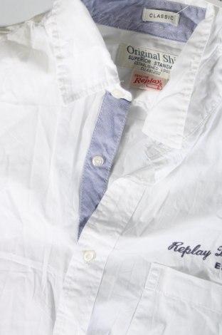 Pánska košeľa  Replay, Veľkosť L, Farba Biela, Cena  42,53 €