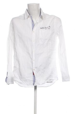 Ανδρικό πουκάμισο Replay, Μέγεθος L, Χρώμα Λευκό, Τιμή 46,39 €