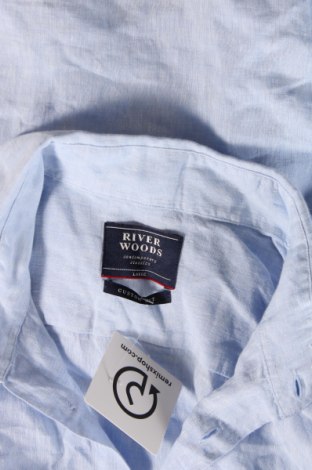 Мъжка риза River Woods, Размер L, Цвят Син, Цена 52,50 лв.