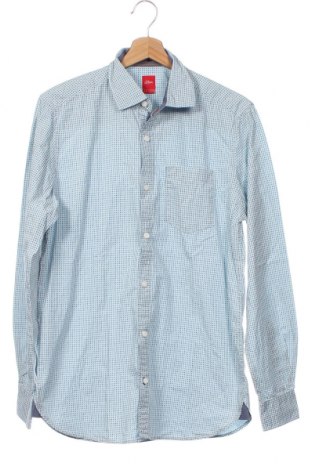 Ανδρικό πουκάμισο S.Oliver, Μέγεθος S, Χρώμα Μπλέ, Τιμή 4,21 €