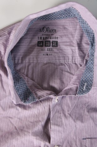 Pánská košile  S.Oliver, Velikost 3XL, Barva Fialová, Cena  434,00 Kč