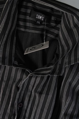 Ανδρικό πουκάμισο Sams, Μέγεθος XXL, Χρώμα Μαύρο, Τιμή 7,92 €