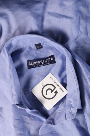 Мъжка риза Seidensticker, Размер M, Цвят Син, Цена 6,80 лв.