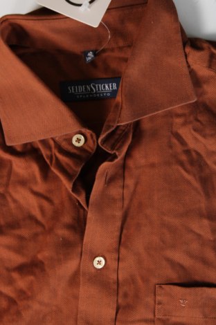 Ανδρικό πουκάμισο Seidensticker, Μέγεθος L, Χρώμα Καφέ, Τιμή 5,47 €