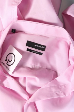 Мъжка риза Seidensticker, Размер L, Цвят Розов, Цена 19,94 лв.
