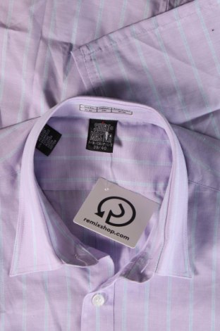 Herrenhemd Shirtmaster, Größe M, Farbe Lila, Preis 5,29 €