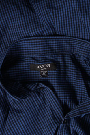 Ανδρικό πουκάμισο Smog, Μέγεθος M, Χρώμα Μπλέ, Τιμή 6,28 €