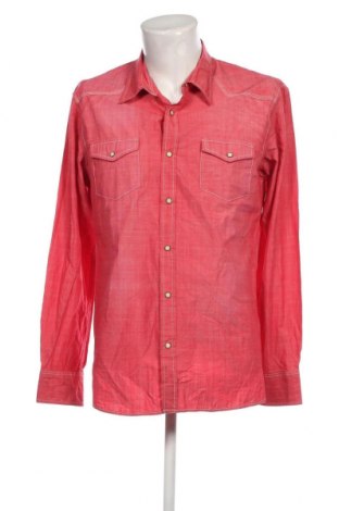 Ανδρικό πουκάμισο Smog, Μέγεθος XL, Χρώμα Κόκκινο, Τιμή 17,94 €