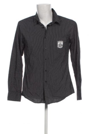 Ανδρικό πουκάμισο Smog, Μέγεθος L, Χρώμα Μαύρο, Τιμή 7,18 €