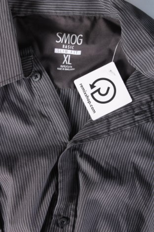 Ανδρικό πουκάμισο Smog, Μέγεθος XL, Χρώμα Γκρί, Τιμή 4,84 €