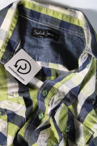 Herrenhemd Solid Jeans, Größe S, Farbe Mehrfarbig, Preis 4,73 €