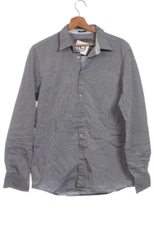 Ανδρικό πουκάμισο Springfield, Μέγεθος M, Χρώμα Γκρί, Τιμή 4,21 €