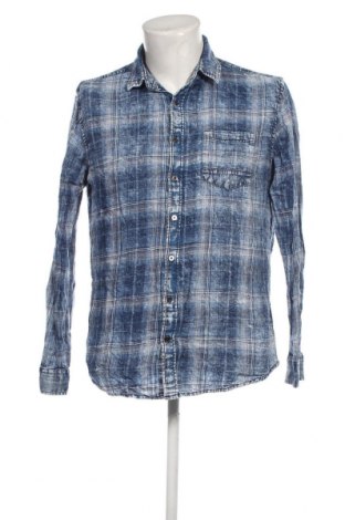Ανδρικό πουκάμισο Street Level, Μέγεθος L, Χρώμα Μπλέ, Τιμή 10,23 €