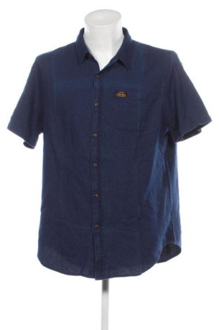 Ανδρικό πουκάμισο Superdry, Μέγεθος 3XL, Χρώμα Μπλέ, Τιμή 36,29 €