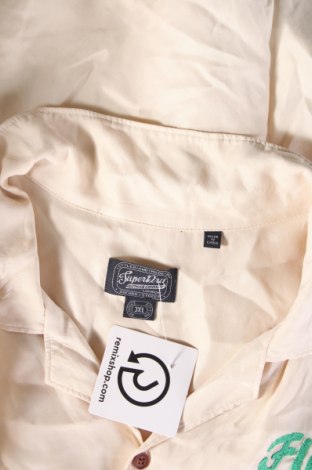 Ανδρικό πουκάμισο Superdry, Μέγεθος 3XL, Χρώμα  Μπέζ, Τιμή 27,22 €