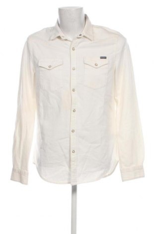 Мъжка риза Superdry, Размер L, Цвят Бял, Цена 44,00 лв.