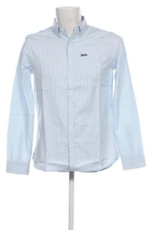 Ανδρικό πουκάμισο Superdry, Μέγεθος M, Χρώμα Μπλέ, Τιμή 27,22 €