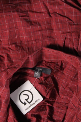 Ανδρικό πουκάμισο TCM, Μέγεθος XL, Χρώμα Κόκκινο, Τιμή 7,18 €