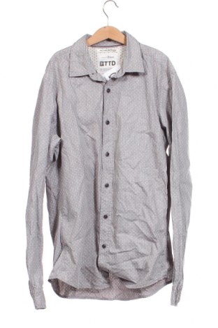 Herrenhemd Tom Tailor, Größe S, Farbe Grau, Preis € 10,20
