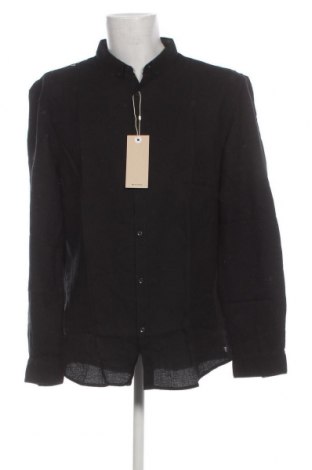 Мъжка риза Tom Tailor, Размер XXL, Цвят Черен, Цена 77,00 лв.