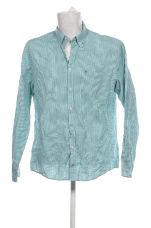 Herrenhemd Tommy Hilfiger, Größe XL, Farbe Grün, Preis 49,58 €