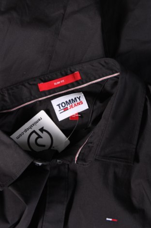 Cămașă de bărbați Tommy Jeans, Mărime XL, Culoare Negru, Preț 300,00 Lei