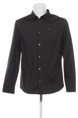 Мъжка риза Tommy Jeans, Размер XL, Цвят Черен, Цена 114,00 лв.