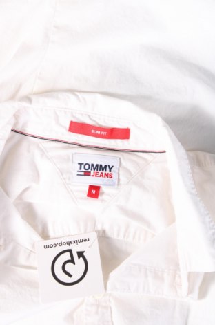 Мъжка риза Tommy Jeans, Размер M, Цвят Бял, Цена 161,00 лв.