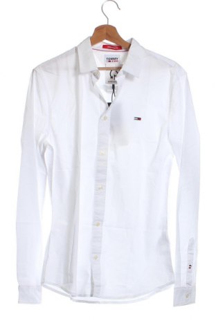 Herrenhemd Tommy Jeans, Größe M, Farbe Weiß, Preis 49,79 €