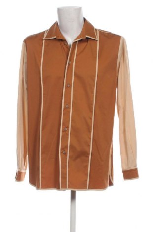 Herrenhemd Trussardi, Größe M, Farbe Braun, Preis 33,20 €