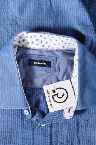 Ανδρικό πουκάμισο Walbusch, Μέγεθος XL, Χρώμα Μπλέ, Τιμή 29,69 €