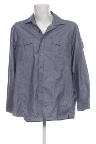 Ανδρικό πουκάμισο Walbusch, Μέγεθος XXL, Χρώμα Μπλέ, Τιμή 34,02 €