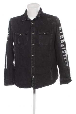 Мъжка риза Zara, Размер XL, Цвят Черен, Цена 13,60 лв.