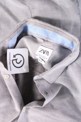Cămașă de bărbați Zara, Mărime M, Culoare Gri, Preț 111,84 Lei
