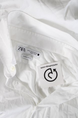 Мъжка риза Zara, Размер XL, Цвят Бял, Цена 34,00 лв.