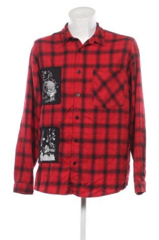 Ανδρικό πουκάμισο Zara, Μέγεθος L, Χρώμα Κόκκινο, Τιμή 12,62 €
